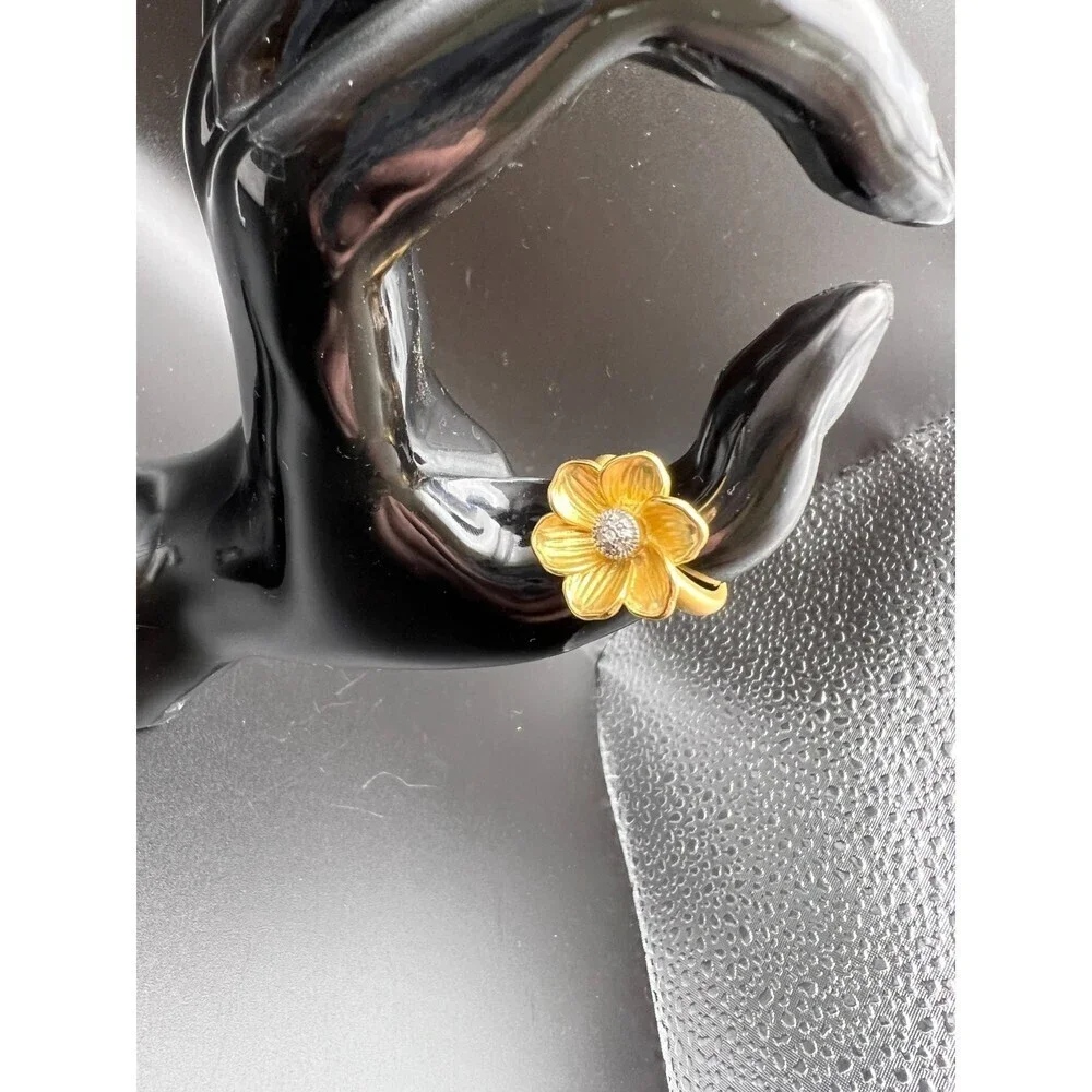Lia Sophia Violet Gold Plated Ring